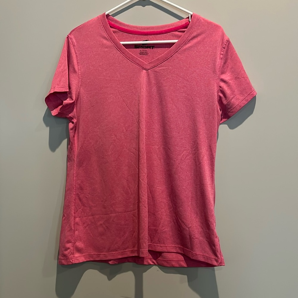 Hanes Sport Pink Shirt - Size XL